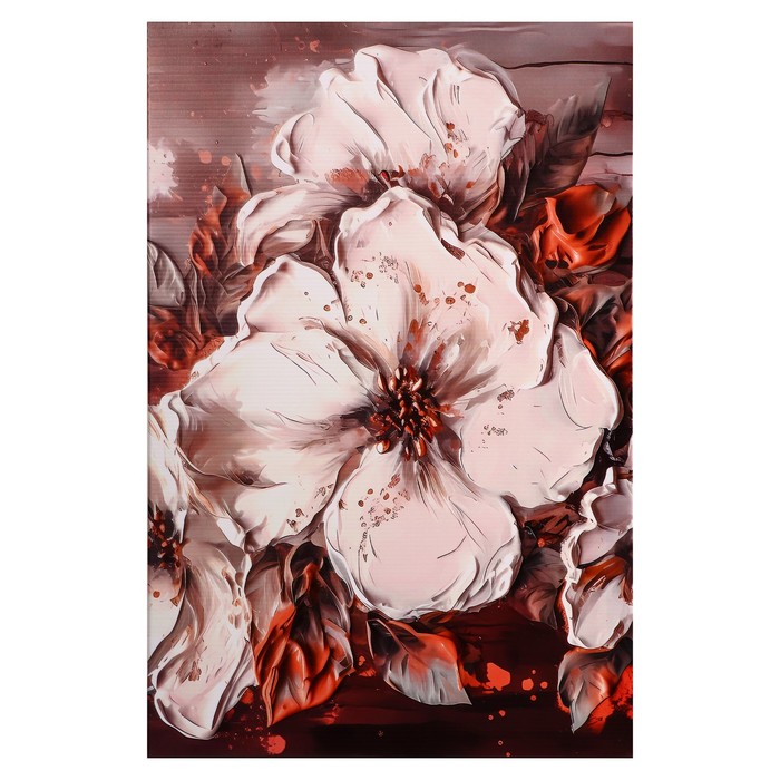 картина на холсте цветочный сад 60 100 см Картина на холсте Цветочный декор 40*60 см