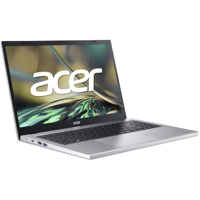 фото Ноутбук acer aspire 3, 15.6", r3 7320u, 8 гб, ssd 512 гб, amd 610m, noos, серебристый