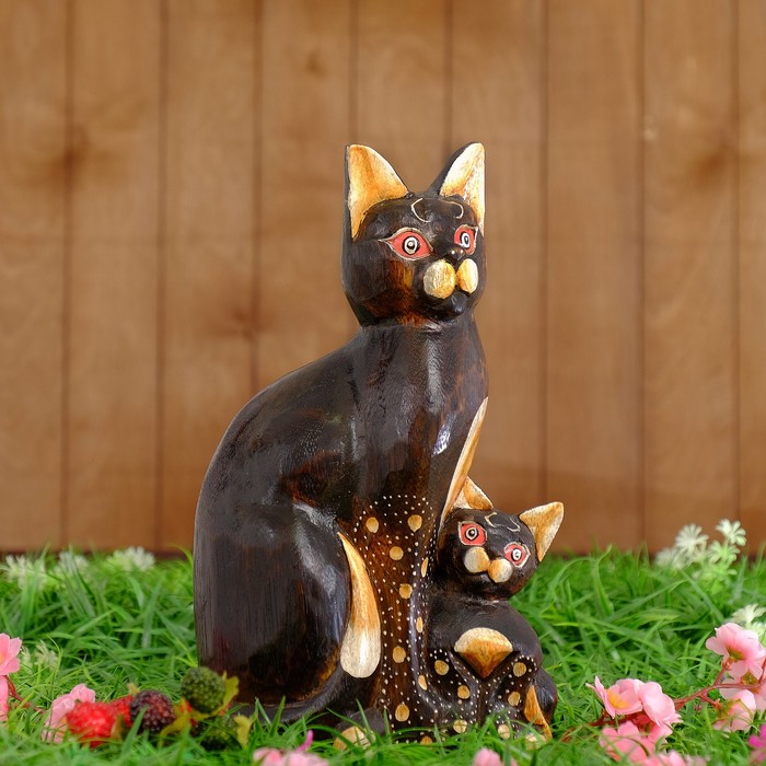 Сувенир "Кошка с котиком"