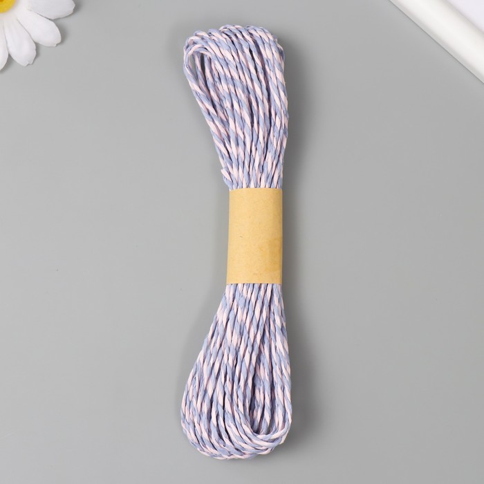 

Пряжа 100% целлюлоза "Softino Raffia Color Melange" кручёная, сиреневый закат 10м ±2м