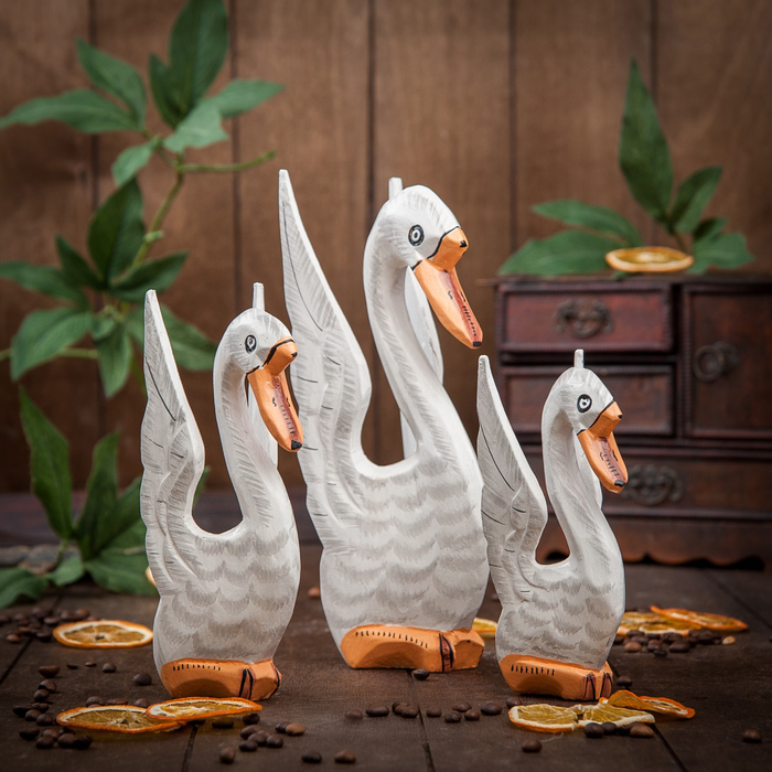 Набор "Белые лебеди", 3 шт