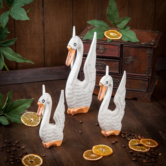 Набор "Белые лебеди", 3 шт
