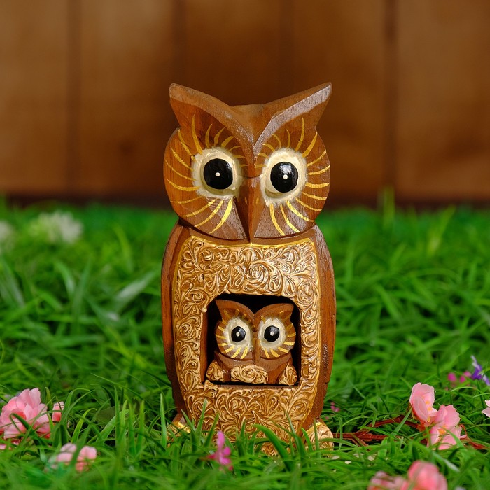 Сувенир "Сова с совёнком"