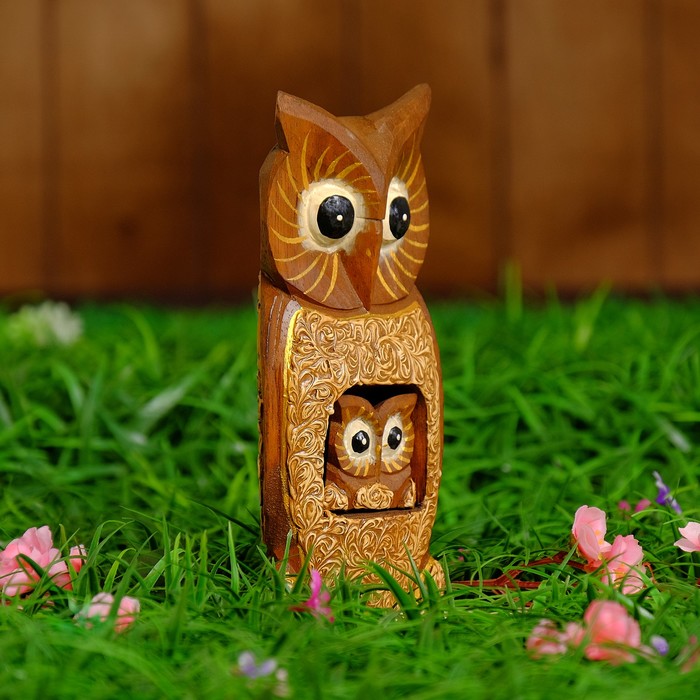 Сувенир "Сова с совёнком"
