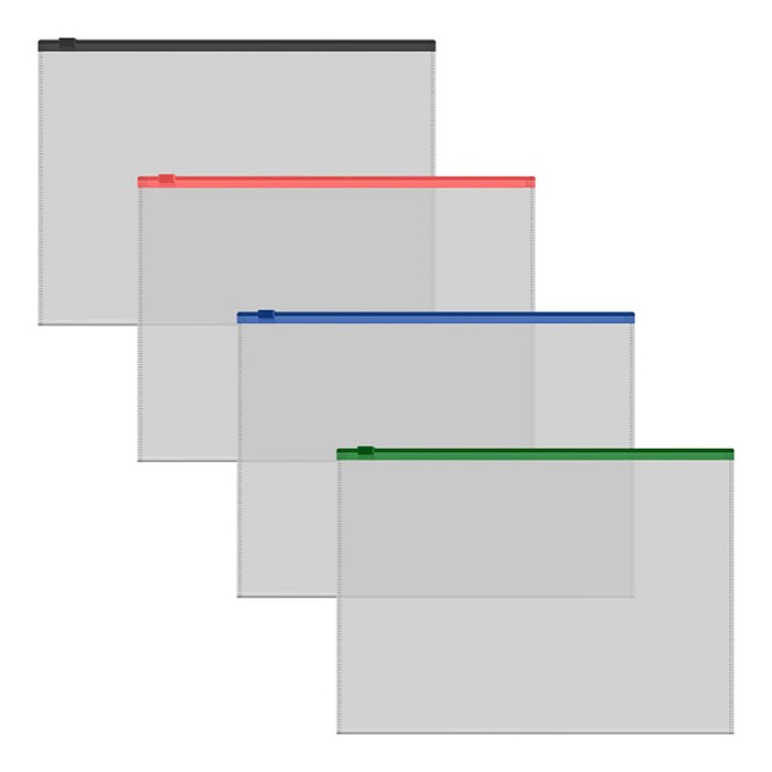 Папка-конверт на ZIP-молнии А5+, 140 мкм, ErichKrause 