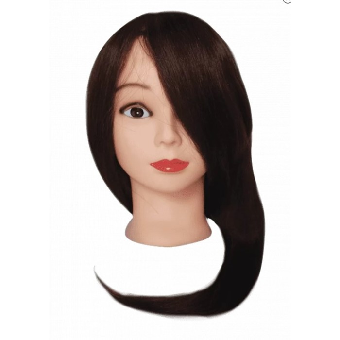 Голова учебная Ollin Professional «Шатен», длина волос 45/50 см, 100%