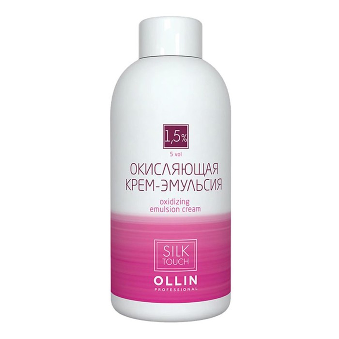 Крем-эмульсия окисляющая Ollin Professional Silk Touch, 1.5%, 5 vol, 90 мл ollin окисляющая крем эмульсия silk touch 1 5% 5 vol 90 мл