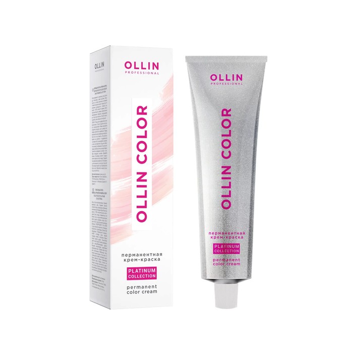 цена Крем-краска для волос перманентная Ollin Professional Color Platinum Collection, тон 6/11, 100 мл