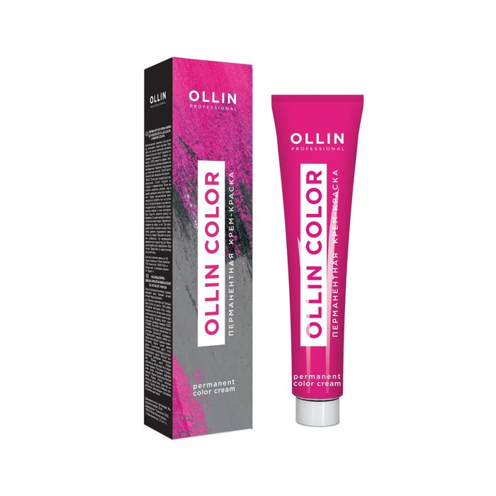 

Крем-краска для волос перманентная Ollin Professional Color, тон 2/0 чёрный, 100 мл