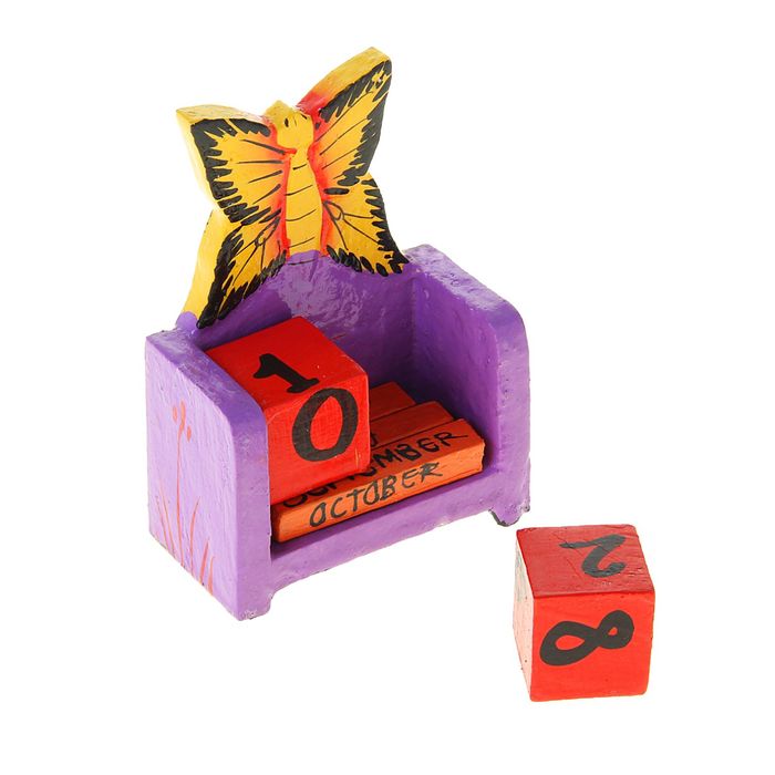 Календарь настольный "Бабочка", МИКС