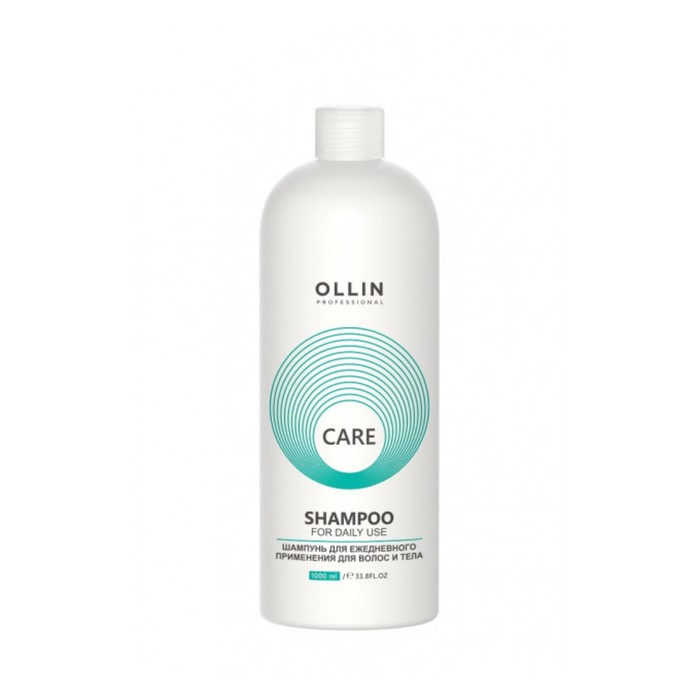 Шампунь для волос и тела для ежедневного применения OLLIN CARE, 1000 мл шампунь для ежедневного применения для волос и тела care shampoo 1000мл
