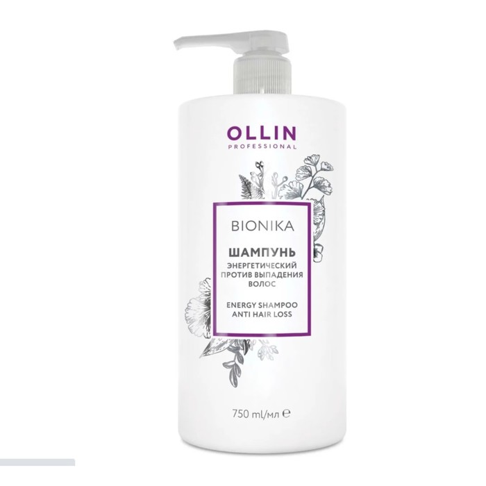 Шампунь энергетический против выпадения волос Ollin Professional Bionika, 750 мл цена и фото