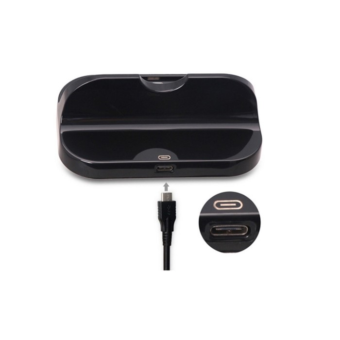 фото Зарядная станция для 2-х геймпадов dobe tns-855, charge stand для nintendo switch, чёрная