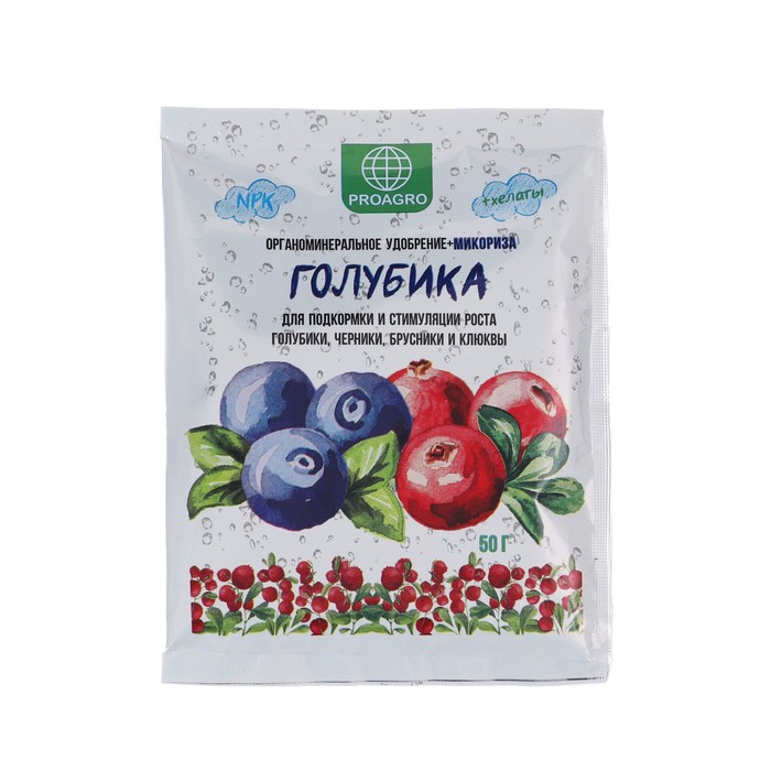 

Органоминеральное удобрение для Голубики + Мкориза, 50 гр