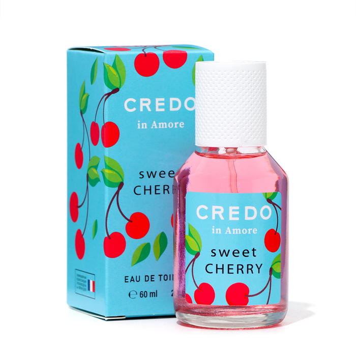 цена Туалетная вода женская CREDO in AMORE Sweet Cherry, 60 мл (по мотивам Cherry In The Air (Escada)
