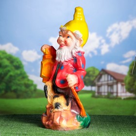 

Садовая фигура "Гном с фонарём" 25х36х77см МИКС