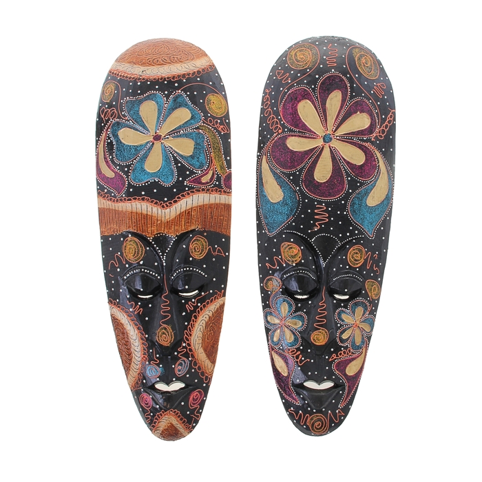 Маска "Цветочная ночь" МИКС