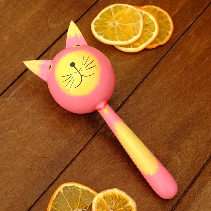 Сувенир маракас "Зверята" 20х7х7 см МИКС