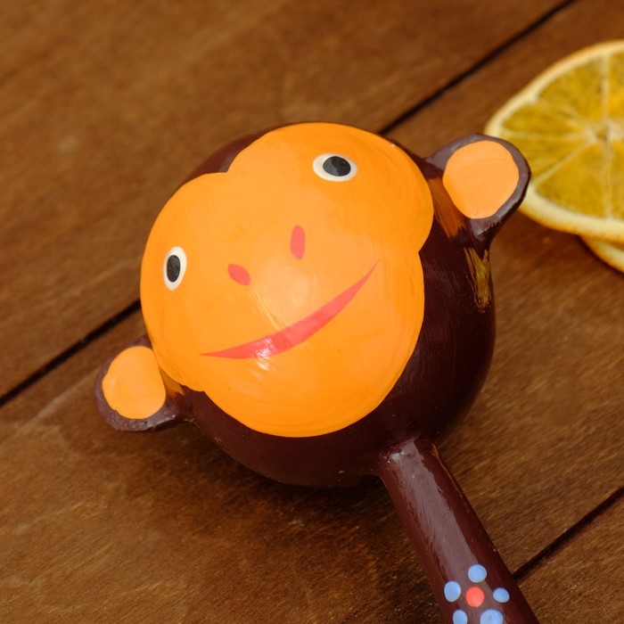 Сувенир маракас "Зверята" 20х7х7 см МИКС