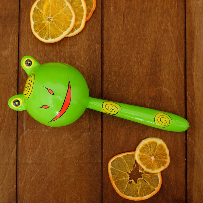 Сувенир маракас "Зверята" 20х7х7 см МИКС