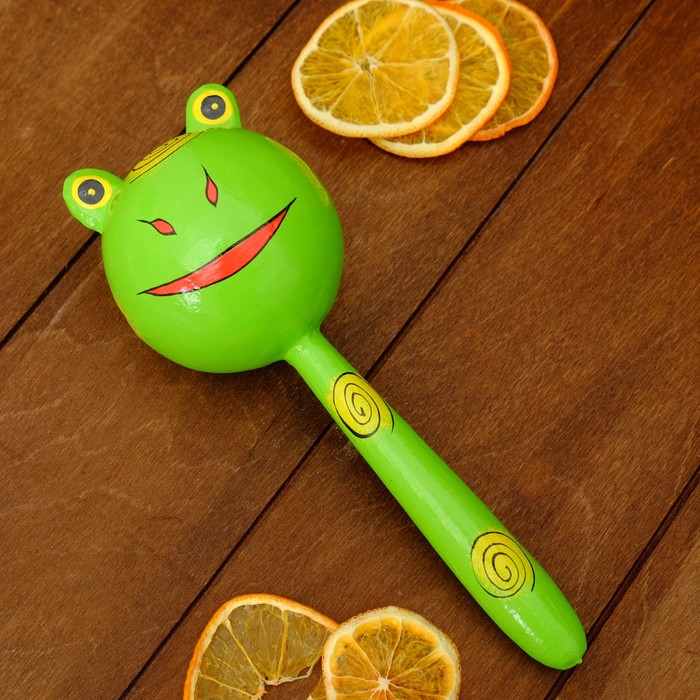 Сувенир маракас "Зверята" 20х7х7 см МИКС