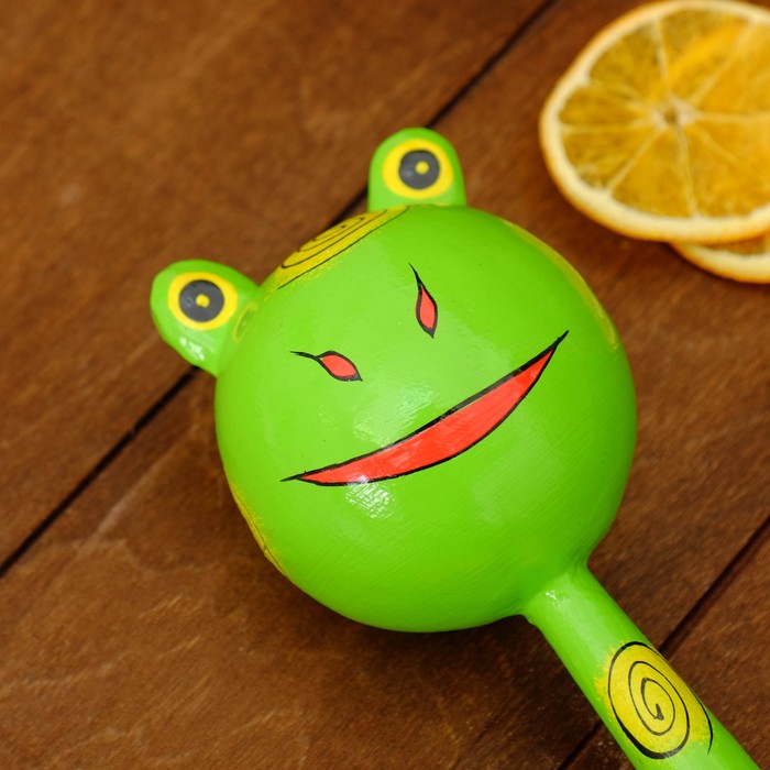 Сувенир маракас "Зверята" 20х7х7 см МИКС