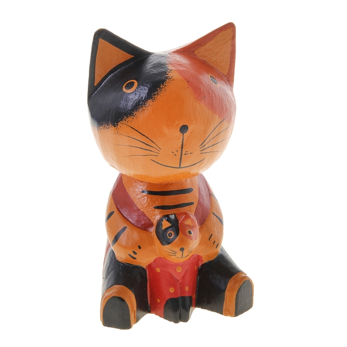 Сувенир "Кот с малышом"