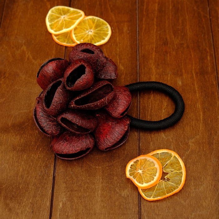 Кастаньеты с ручкой "Алые лепестки"