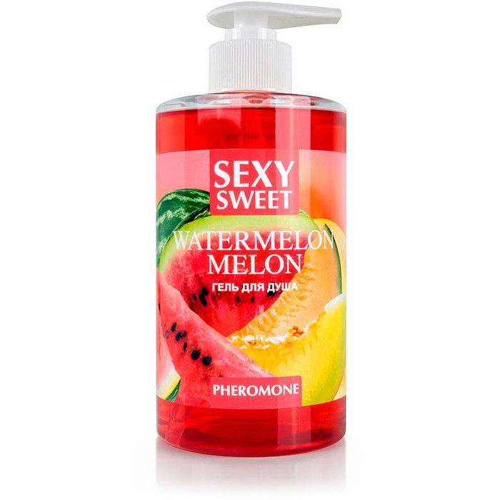 

Гель для душа Sexy Sweet WATERMELON&MELON с феромонами 430 мл 9560171