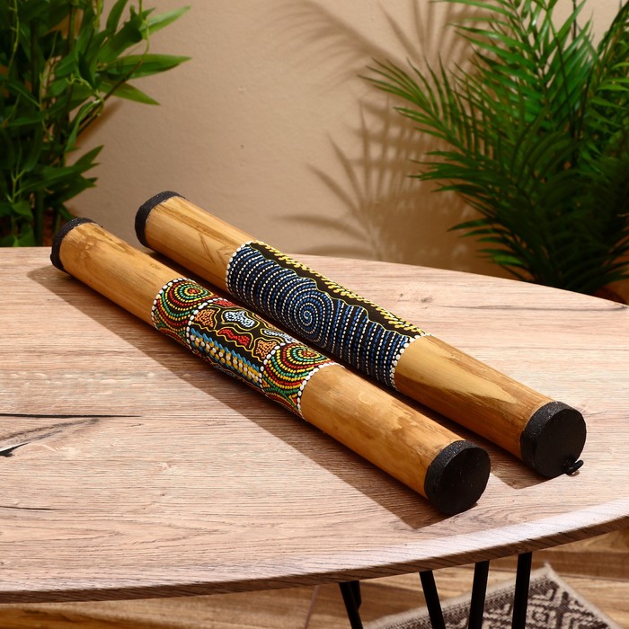 Посох дождя с голубыми узорами, МИКС