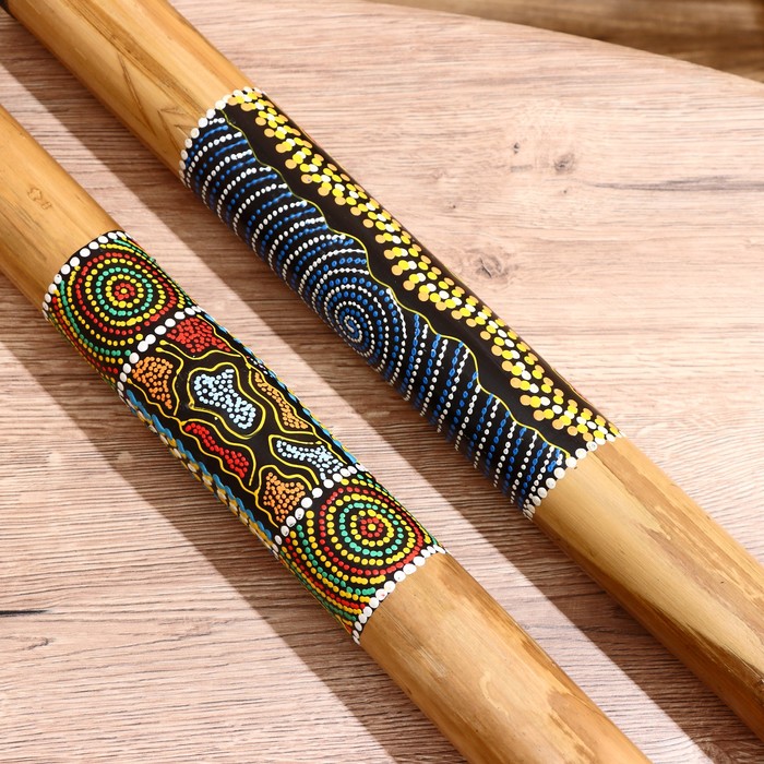 Посох дождя с голубыми узорами, МИКС