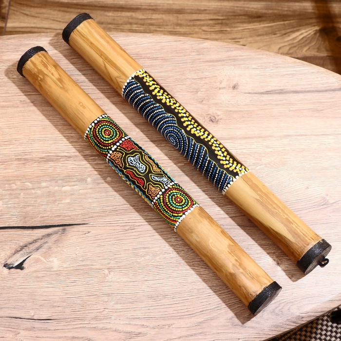 Посох дождя с голубыми узорами, МИКС