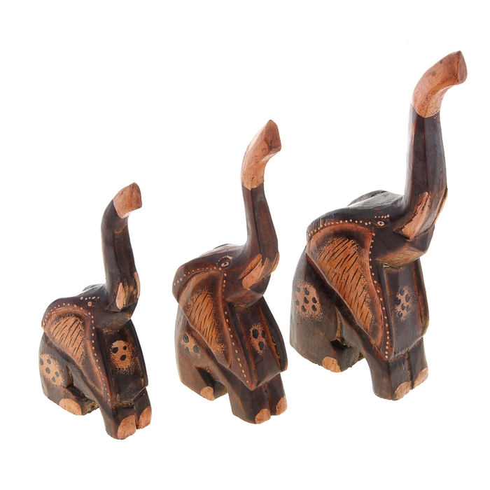 Набор слонов "Слоны Пятнышко", 3 шт