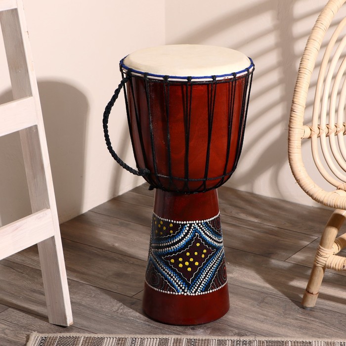 Музыкальный инструмент Барабан Джембе 60х21х21 см музыкальный инструмент барабан джембе классика 12х9х9 см