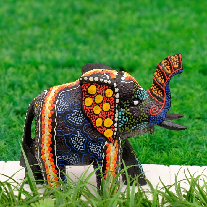 Сувенир "Слон с точечным узором", МИКС