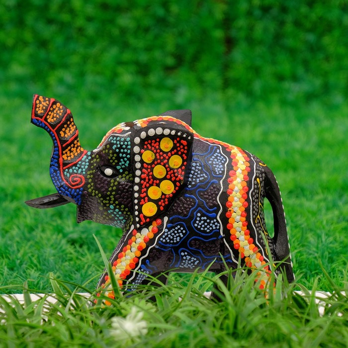 Сувенир "Слон с точечным узором", МИКС