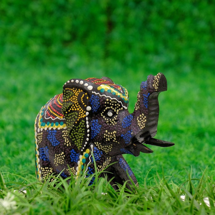 Сувенир "Слон с точечным узором", МИКС