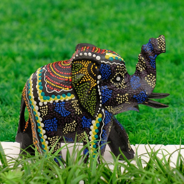 Сувенир "Слон с точечным узором", МИКС