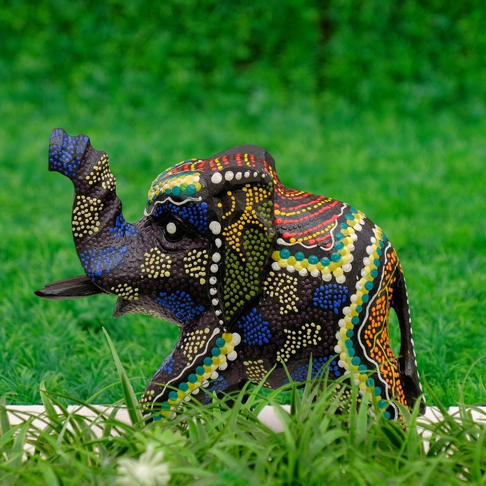 Сувенир "Слон с точечным узором", МИКС