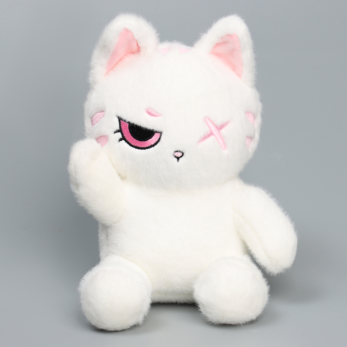 

Мягкая игрушка «Кот», 20 см, цвет белый