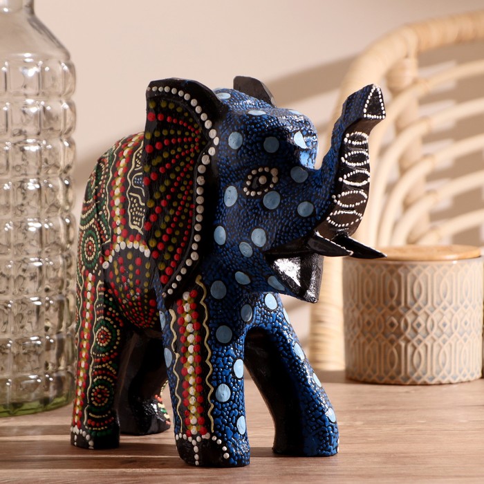Сувенир Слон - точёчный орнамент, МИКС