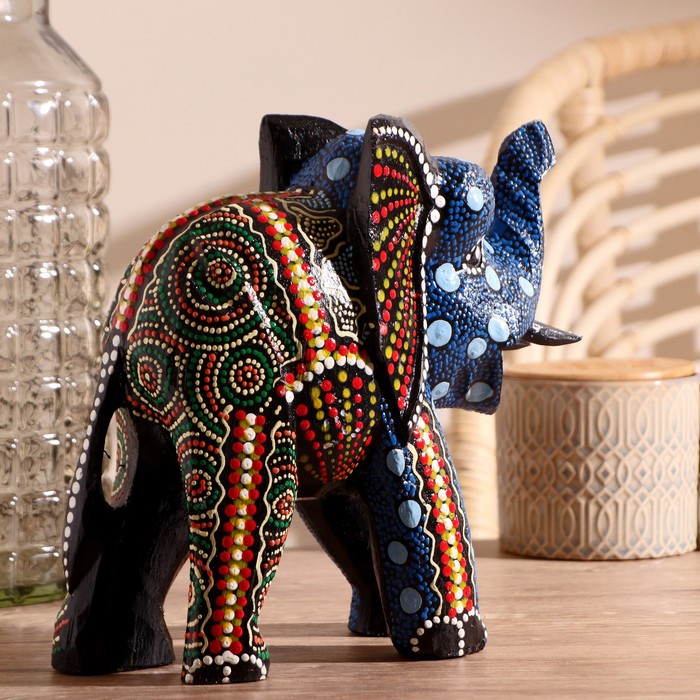Сувенир "Слон - точёчный орнамент", МИКС