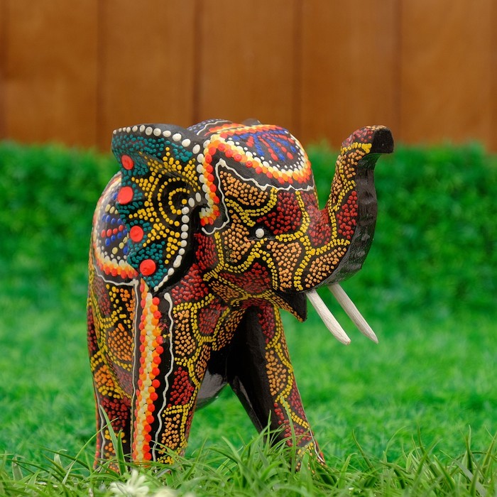 Сувенир "Слон - точёчный орнамент", МИКС