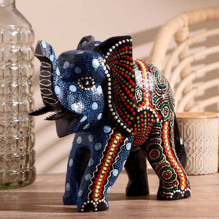 Сувенир "Слон - точёчный орнамент", МИКС