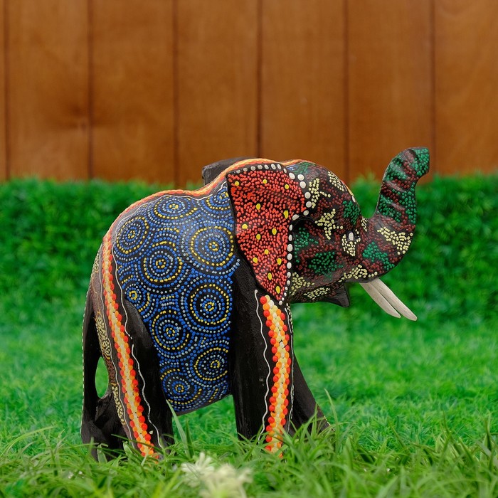 Сувенир "Слон - точёчный орнамент", МИКС
