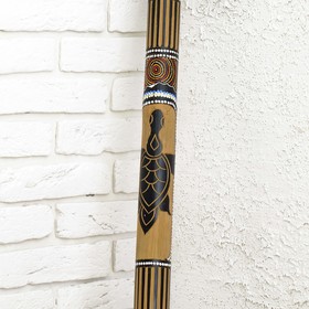 Музыкальный инструмент Диджериду с ящерицей 120х6х6 см МИКС от Сима-ленд