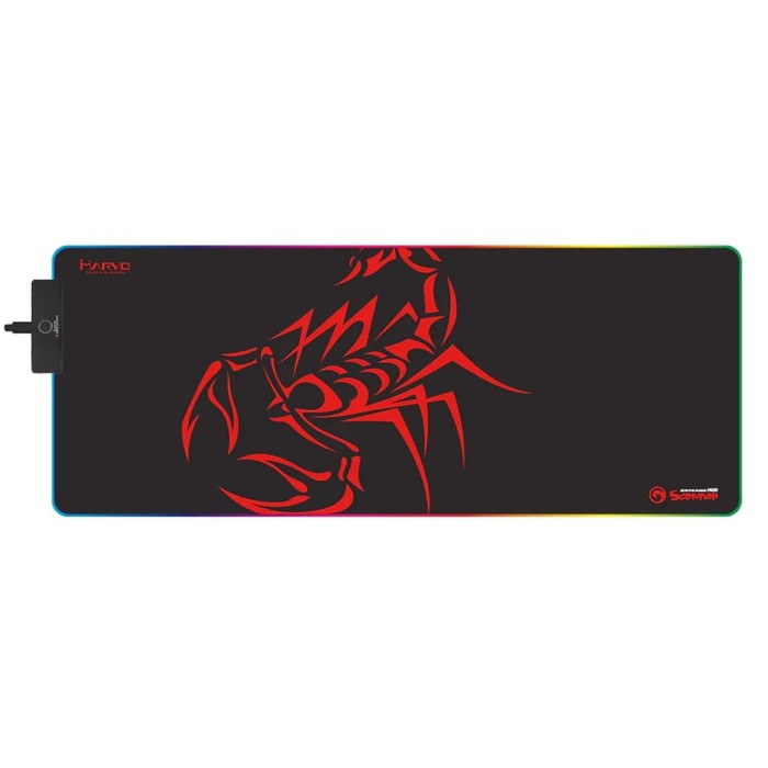 

Коврик Marvo MG010, игровой, 800x300x4 мм, RGB, чёрный