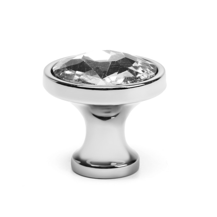 

Ручка кнопка CAPPIO PK112, D=30 мм, пластик, цвет хром