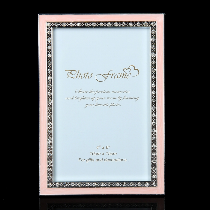 Фоторамка "Эстет" с эмалью, 10х15 см