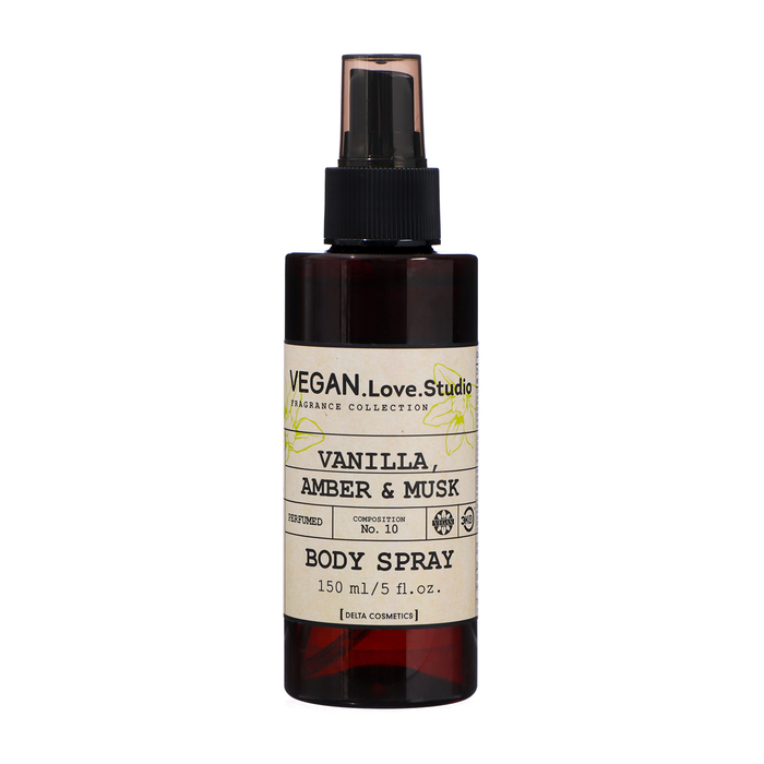 

Парфюмированный спрей-мист для тела VEGAN.Love.Studio Vanilla, Amber, Musk женский, 150 мл